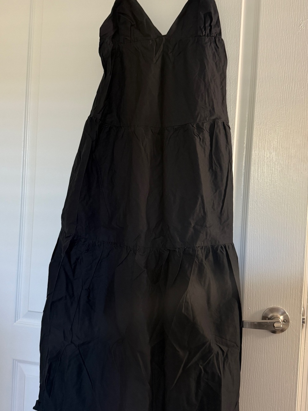 Zara Black Spaghetti-Strap Maxi Dress - Picture 3 of 5